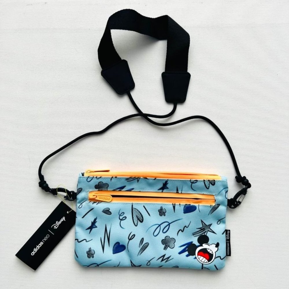 Adidas x Disney Mickey Crossbody Zip Purse Bag